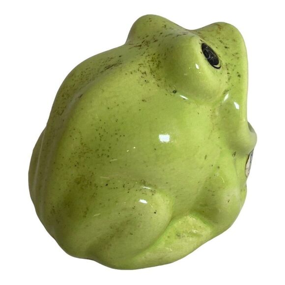 Vintage Froggy Pad Holder Sponge Brush Dish big mouth frog scouring pad holder - Picture 3 of 5